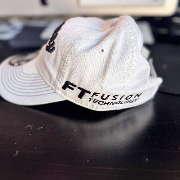 Callaway Golf Tour Authentic Adjustable Hat White FT Fusion Odyssey Logo Cap - Picture 2 of 5